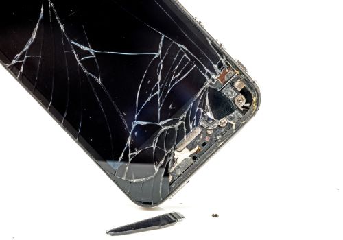 cracked phone